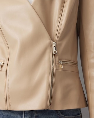Faux Leather Moto Jacket | White House Black Market
